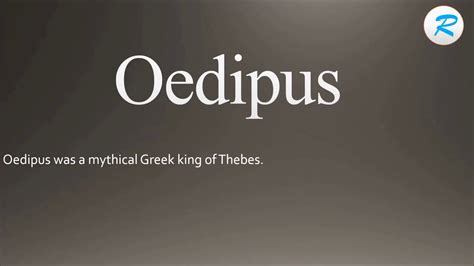 eccedentesiast pronunciation|how to pronounce oedipus.